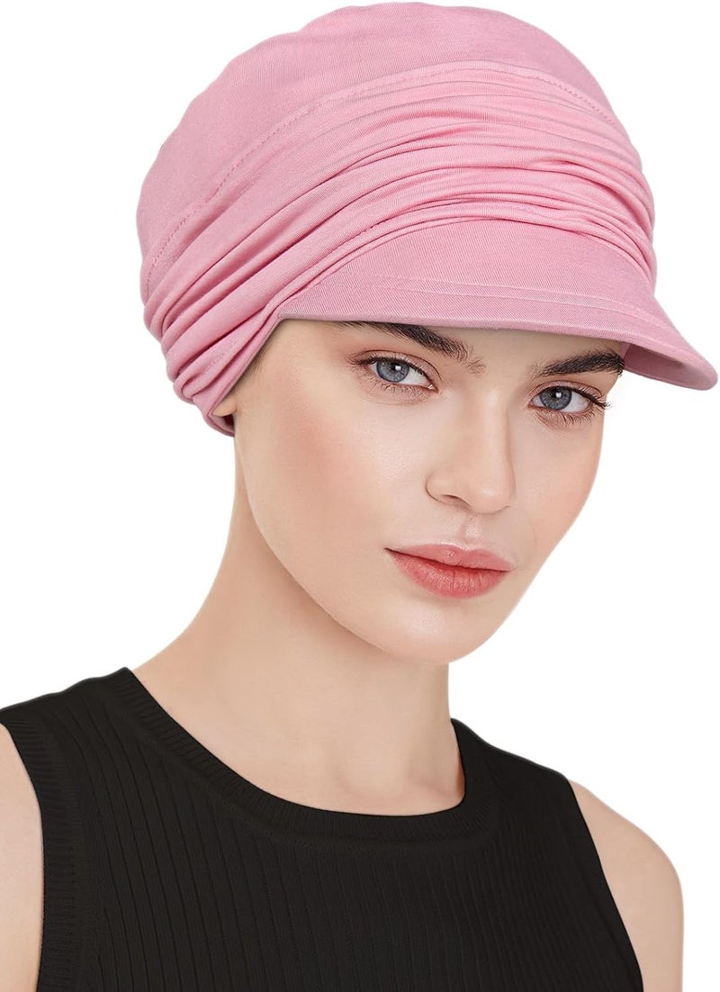 Awefeel Chemo Headwear Viscose Newsboy Cap for Women Fall and Winter Hats - Image 3